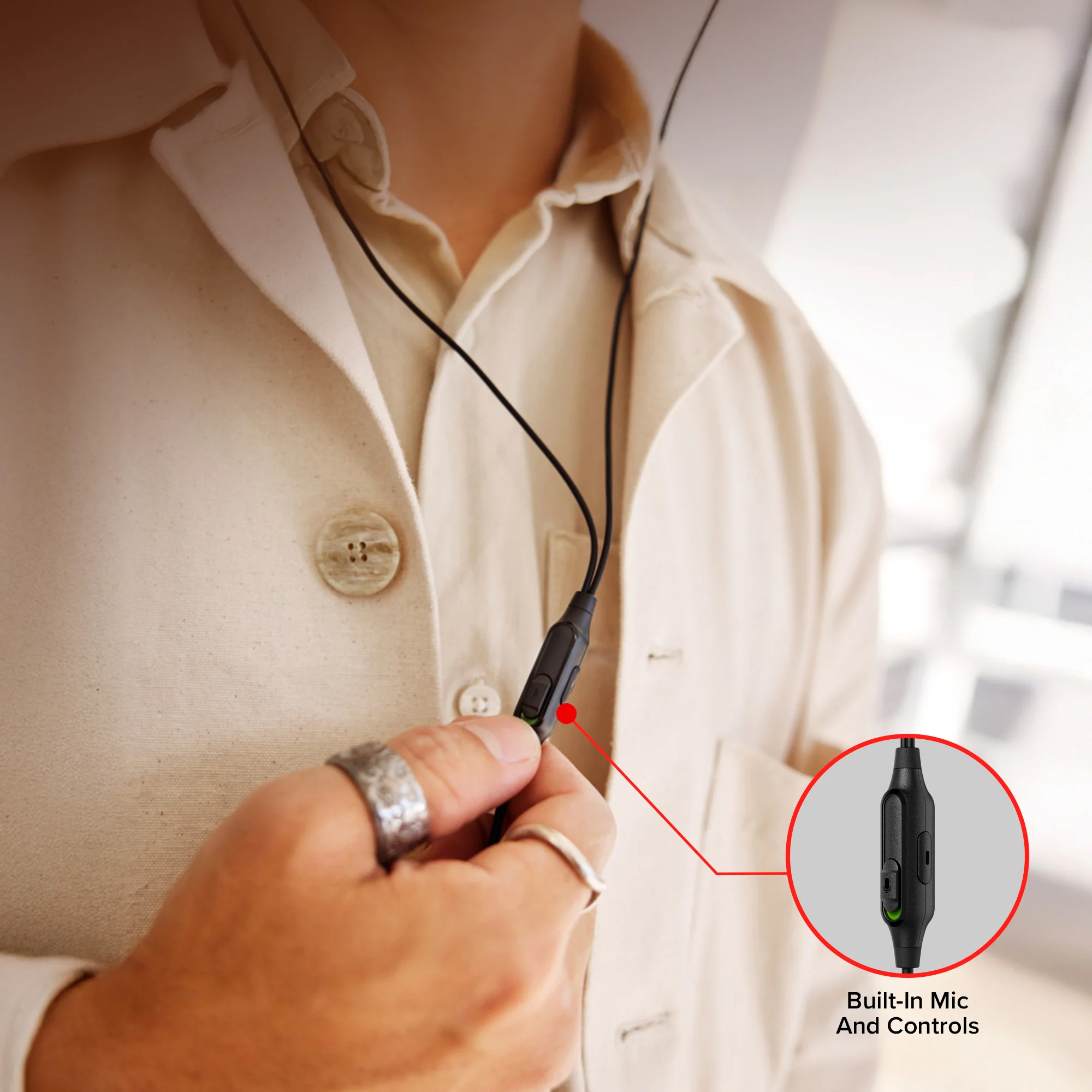 Навушники геймерскі HYPERX Cloud Earbuds III Black (BN7R9AA)