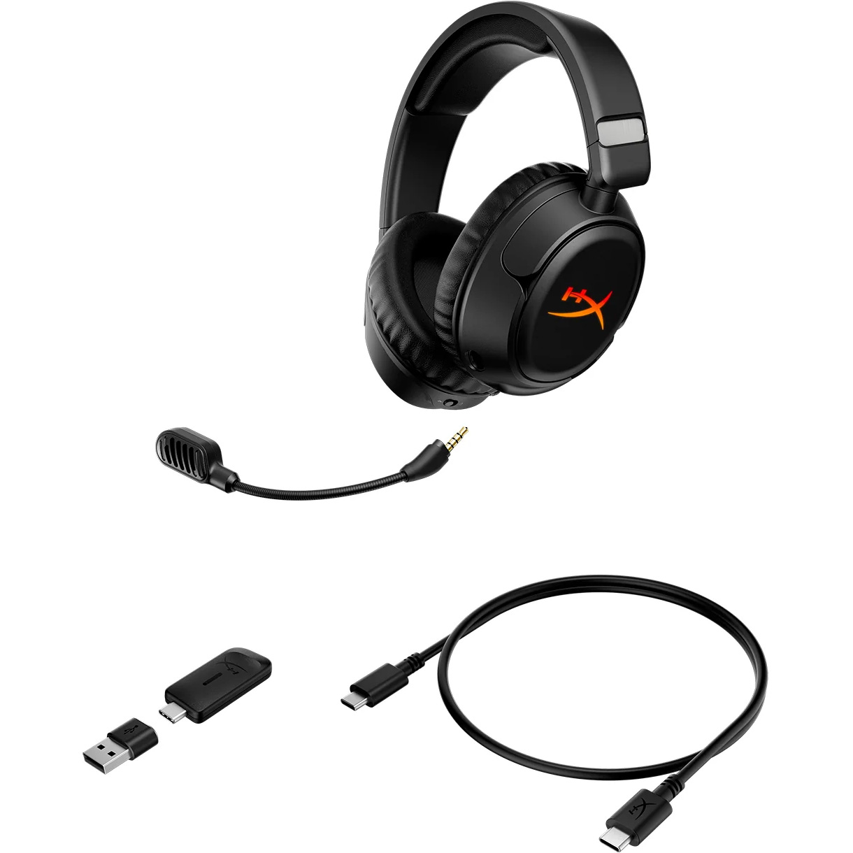 Навушники геймерскі HYPERX Cloud Flight 2 Black (B5VC4AA)