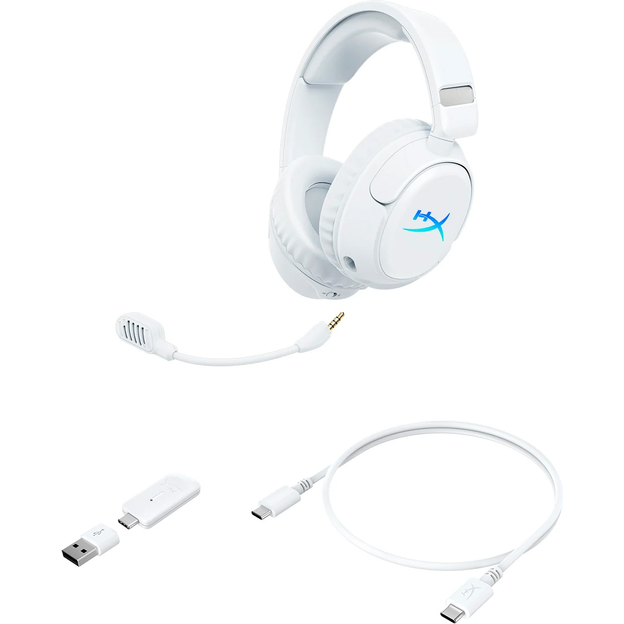 Навушники геймерскі HYPERX Cloud Flight 2 White (B5VC5AA)