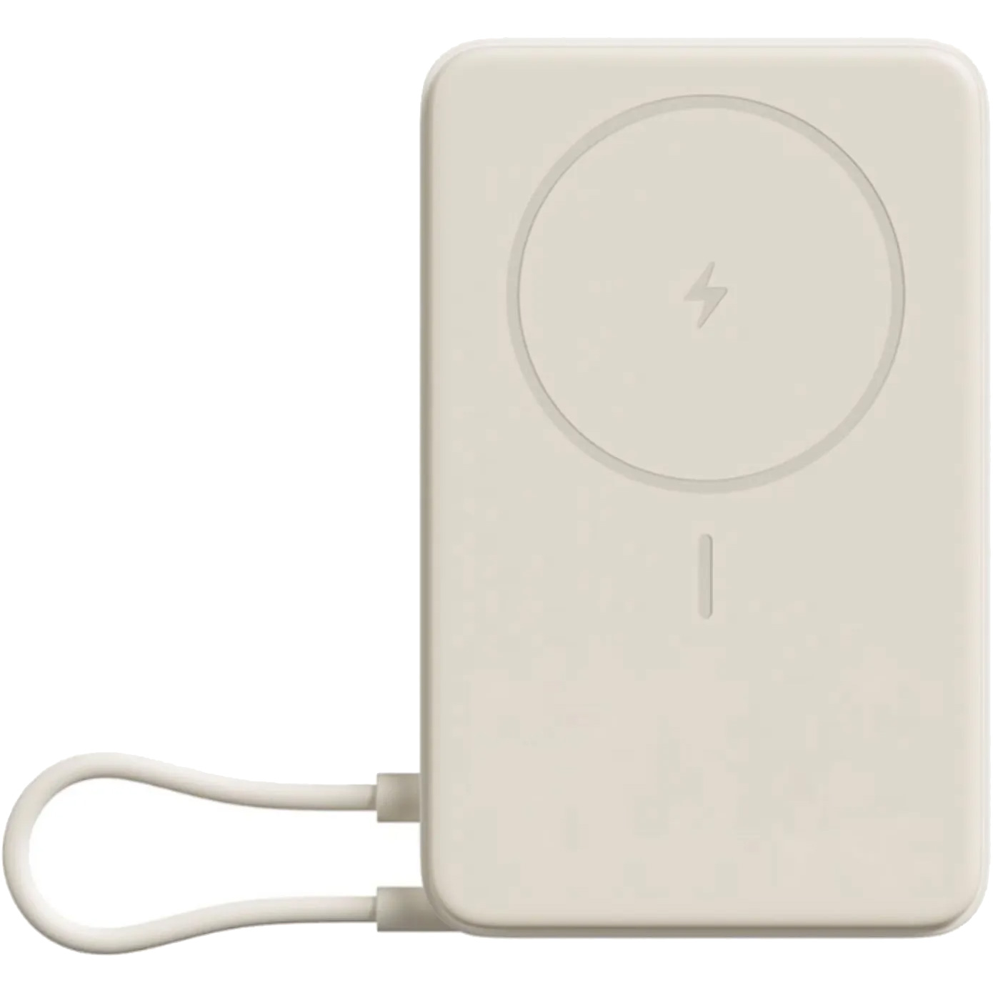 Повербанк з бездротовою зарядкою XIAOMI Magnetic Power Bank with Built-in Stand 33W 10000mAh Beige (BHR08PBGL)