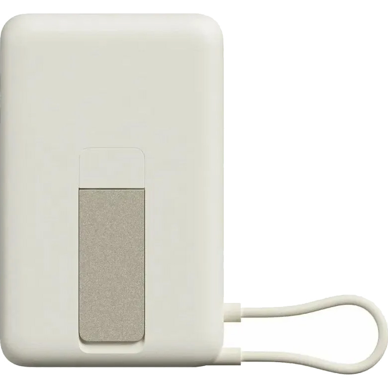Повербанк з бездротовою зарядкою XIAOMI Magnetic Power Bank with Built-in Stand 33W 10000mAh Beige (BHR08PBGL)