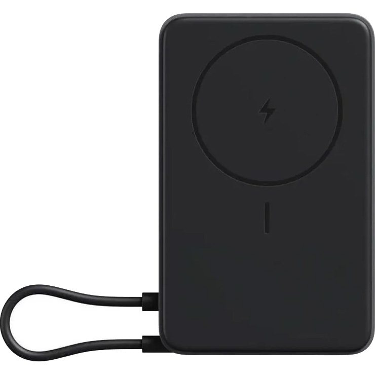 Повербанк з бездротовою зарядкою XIAOMI Magnetic Power Bank with Built-in Stand 33W 10000mAh Black (BHR08P9GL)