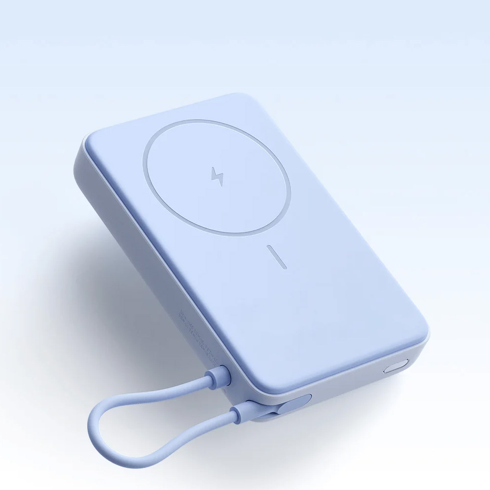 Повербанк з бездротовою зарядкою XIAOMI Magnetic Power Bank with Built-in Stand 33W 10000mAh Blue (BHR08PCGL)