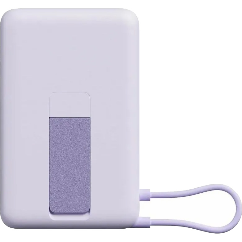 Повербанк з бездротовою зарядкою XIAOMI Magnetic Power Bank with Built-in Stand 33W 10000mAh Purple (BHR08PAGL)