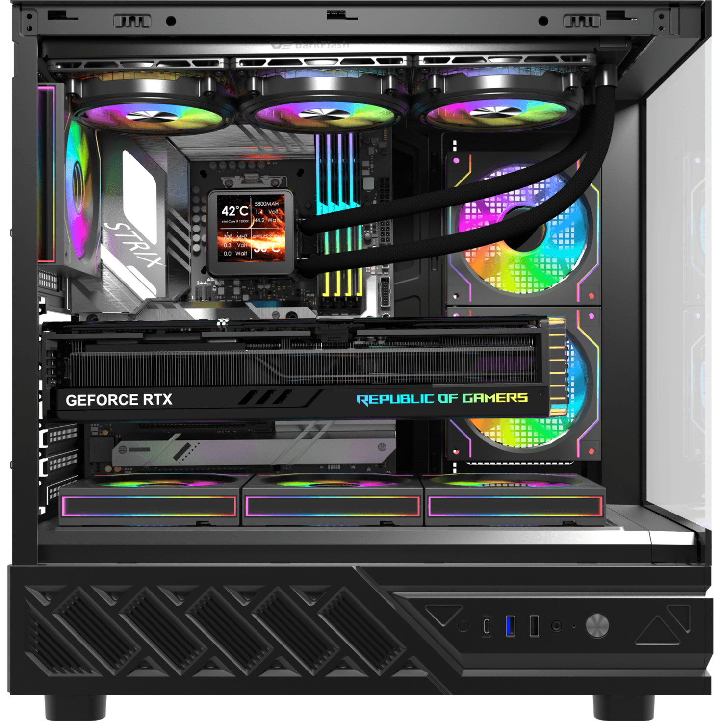 Корпус DARKFLASH DS950V Black