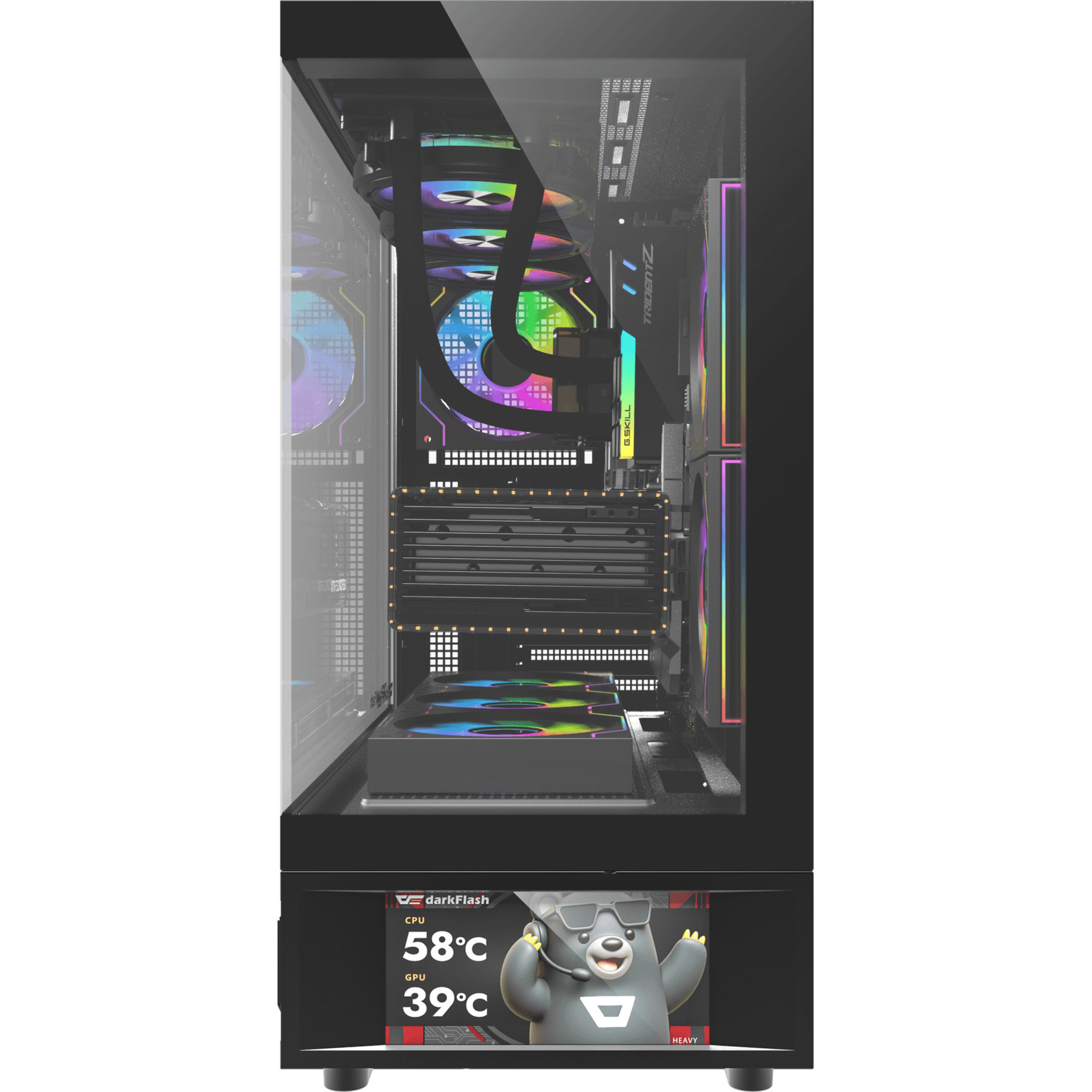 Корпус DARKFLASH DS950V Black