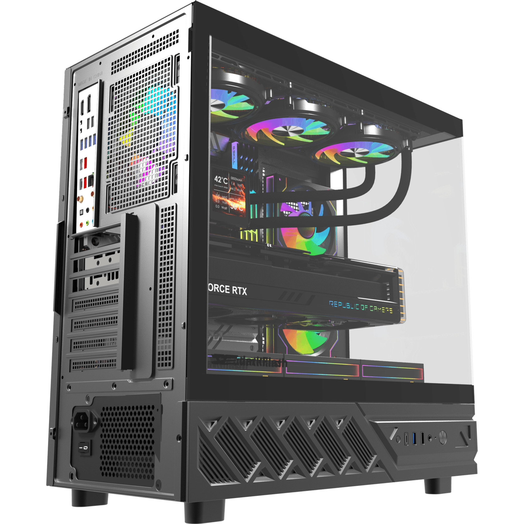 Корпус DARKFLASH DS950V Black