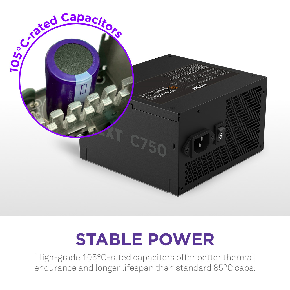 Блок питания 750W NZXT C750 (PA-7B3BB-EU)