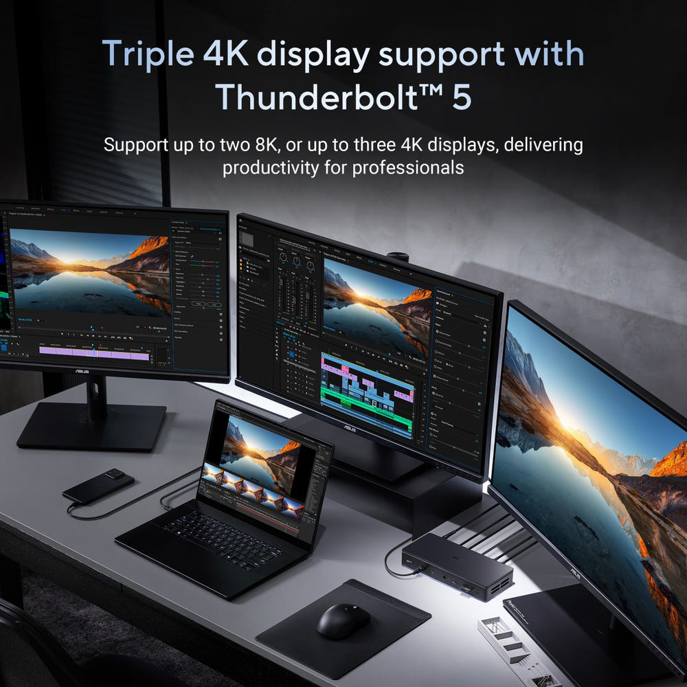 Док-станция ASUS Master Thunderbolt 5 Dock DC510 (90XB09NN-BDS010)
