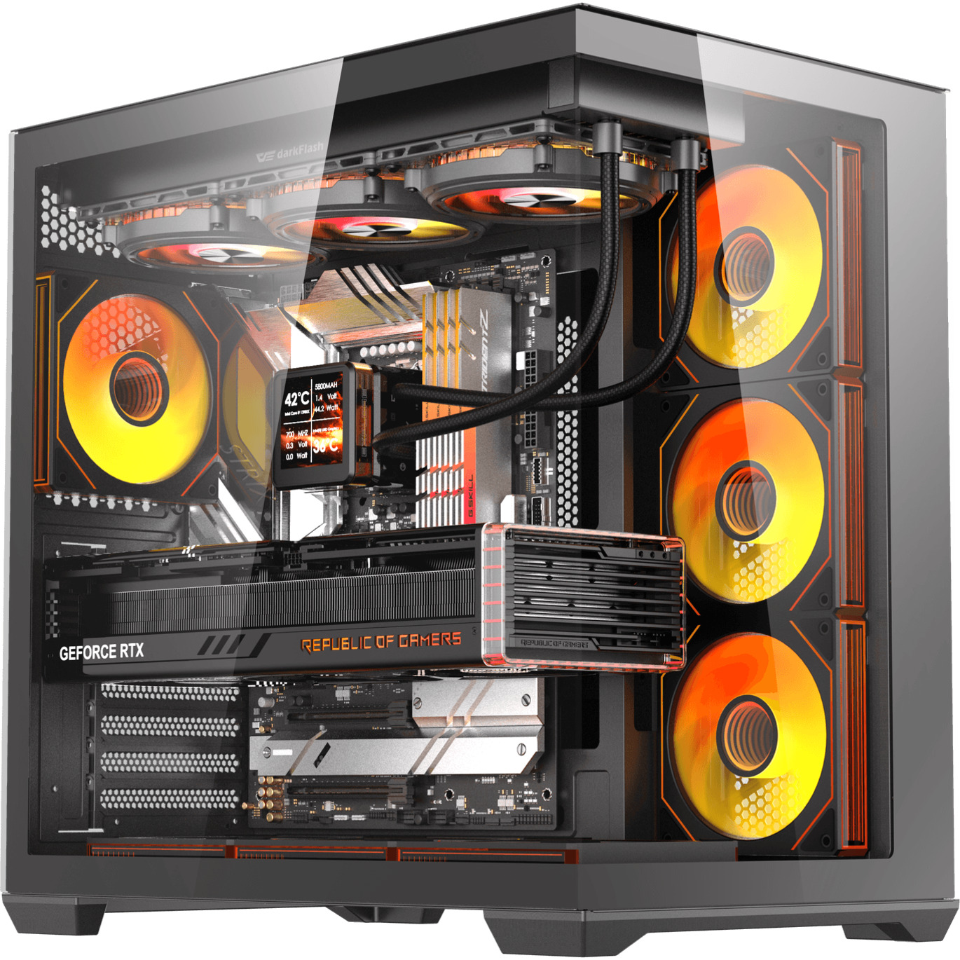Корпус DARKFLASH C280 Black