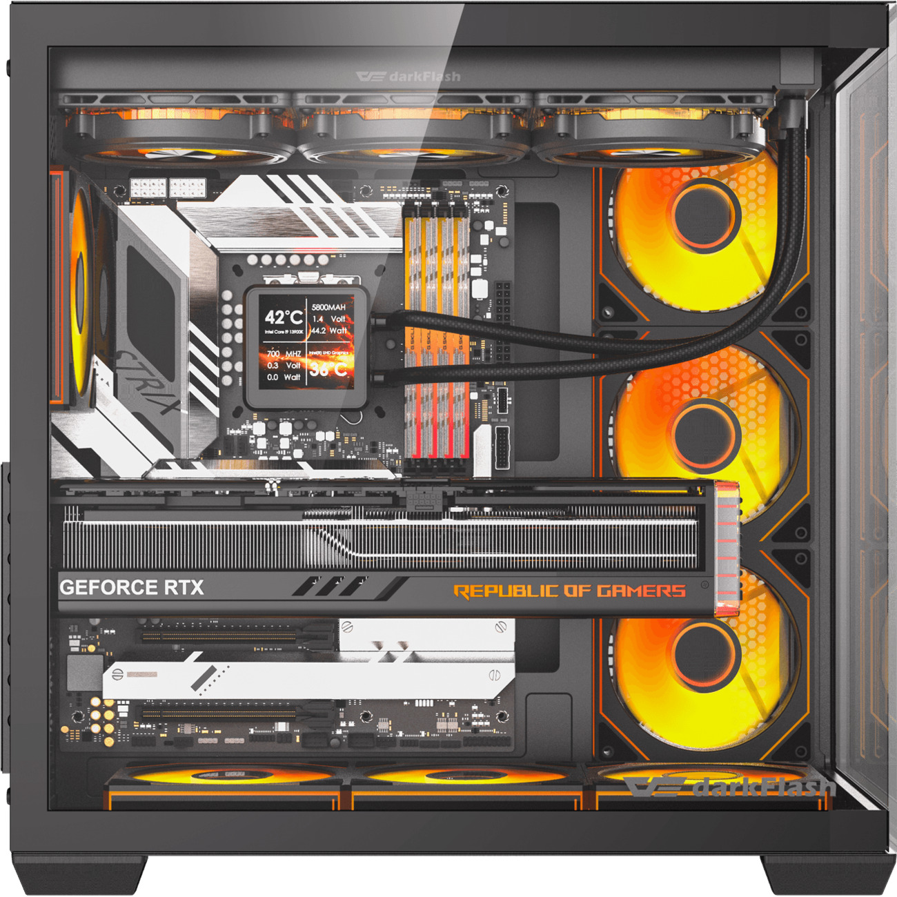 Корпус DARKFLASH C280 Black