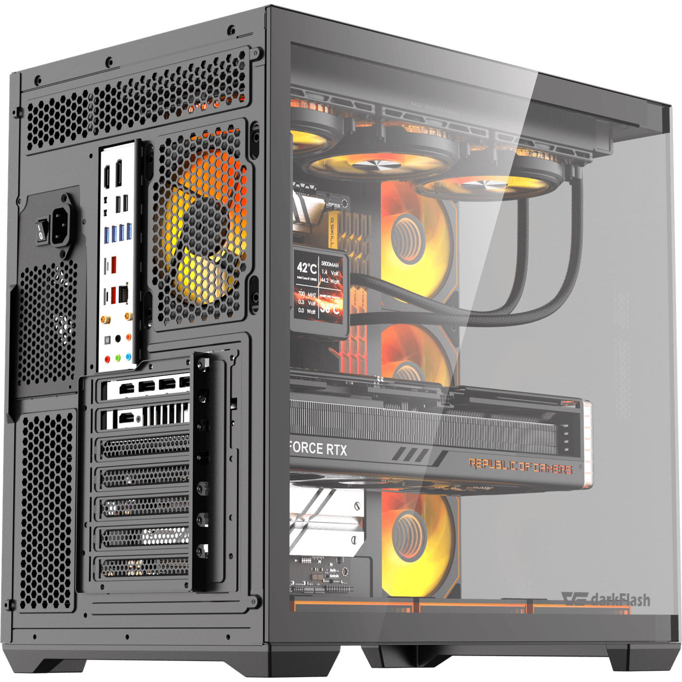 Корпус DARKFLASH C280 Black