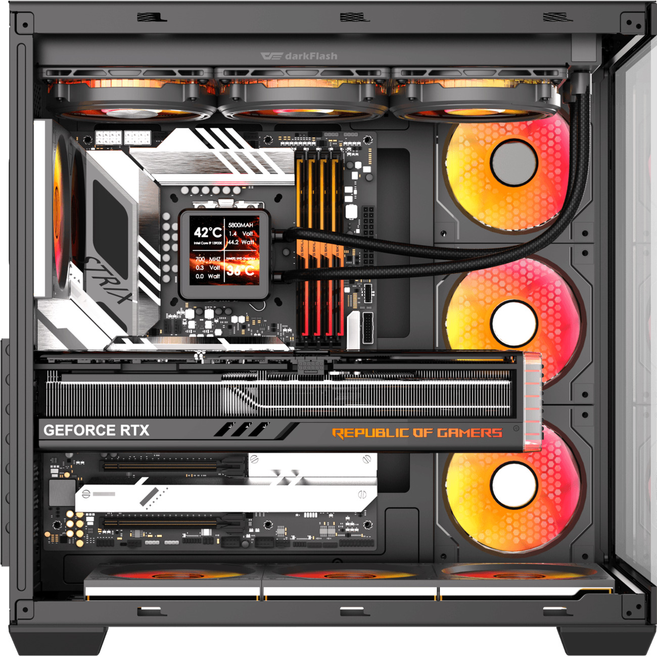 Корпус DARKFLASH C280 Black