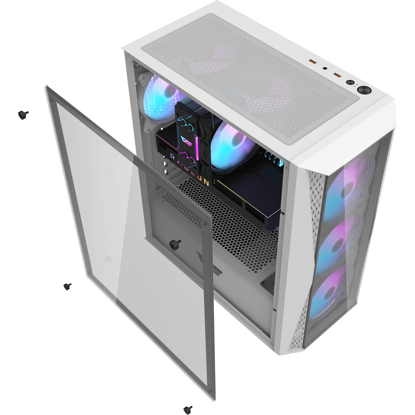 Корпус DARKFLASH DK352 PLUS White
