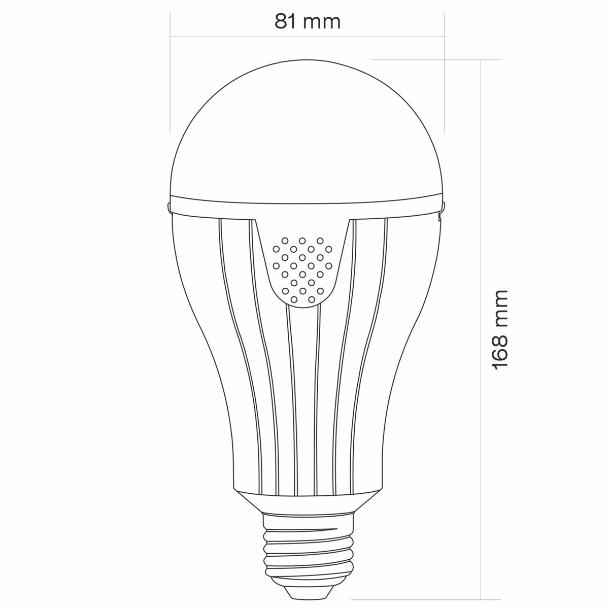 Лампа аккумуляторная LED TITANUM A80 E27 12W 4000K 220V (TL-EMA80-12274)