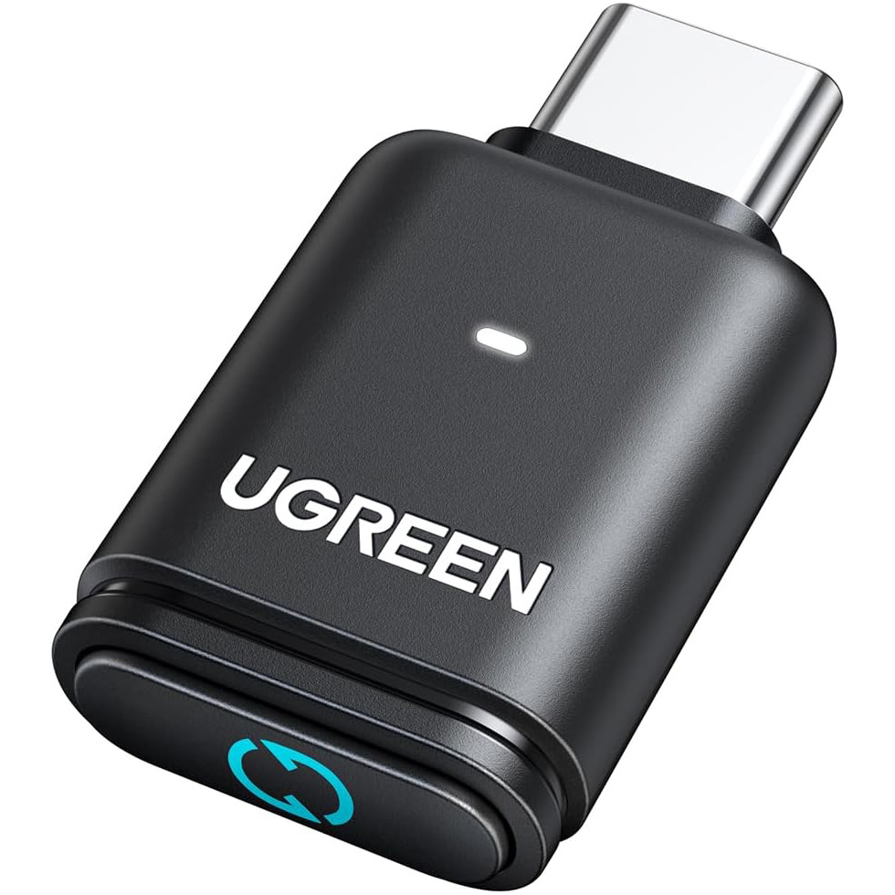 Bluetooth аудио адаптер UGREEN BT501 PC/PS5/Switch aptX Bluetooth 5.3 Transmitter (45008)