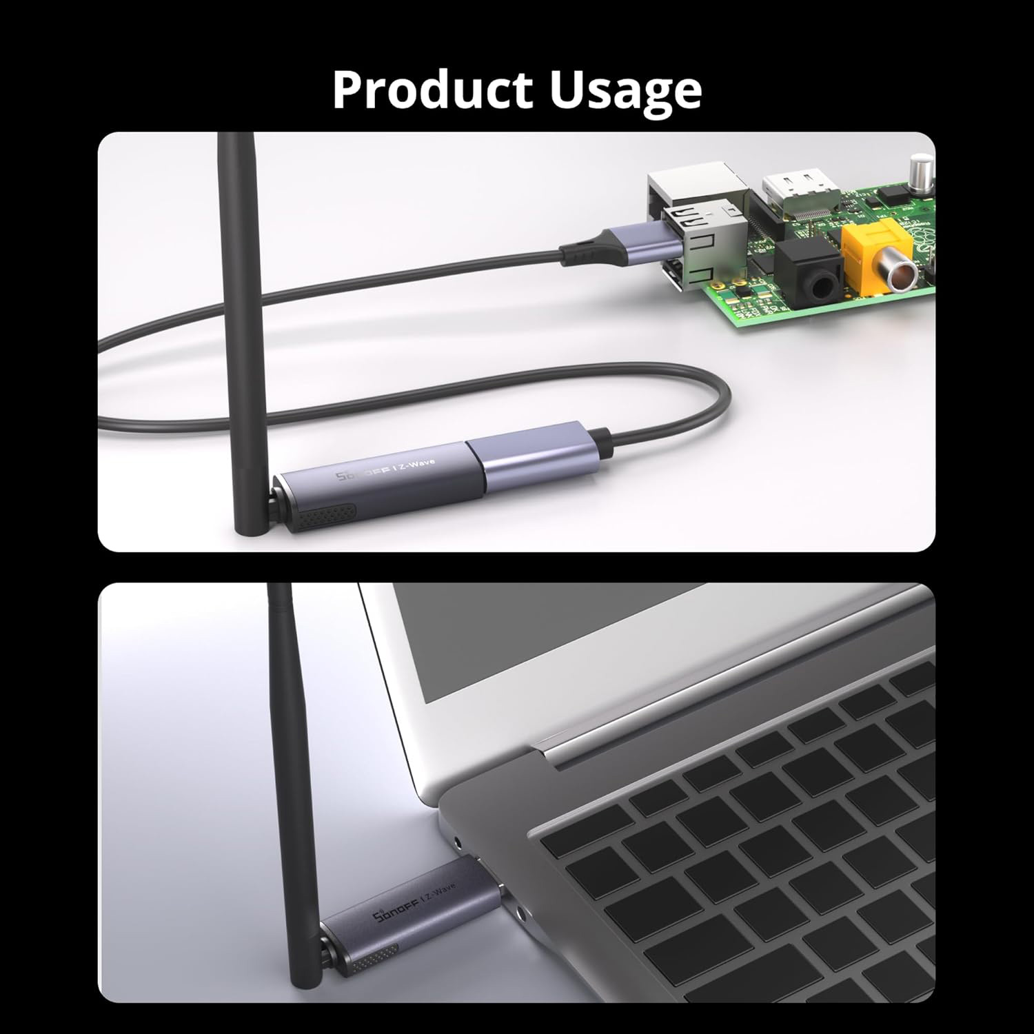 USB-адаптер SONOFF Z-Wave 800 Dongle Plus