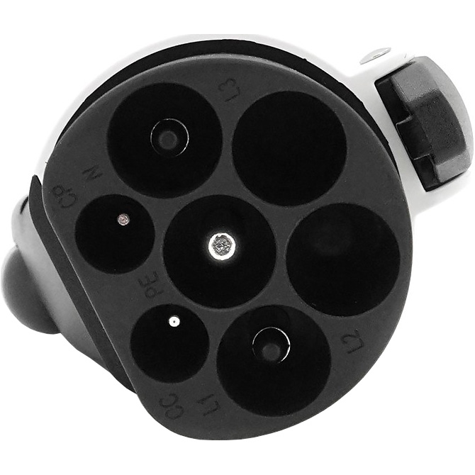 Адаптер для зарядного пристрою VOLTRONIC Type 1 - Type 2, 7кВт, 32A, 220V