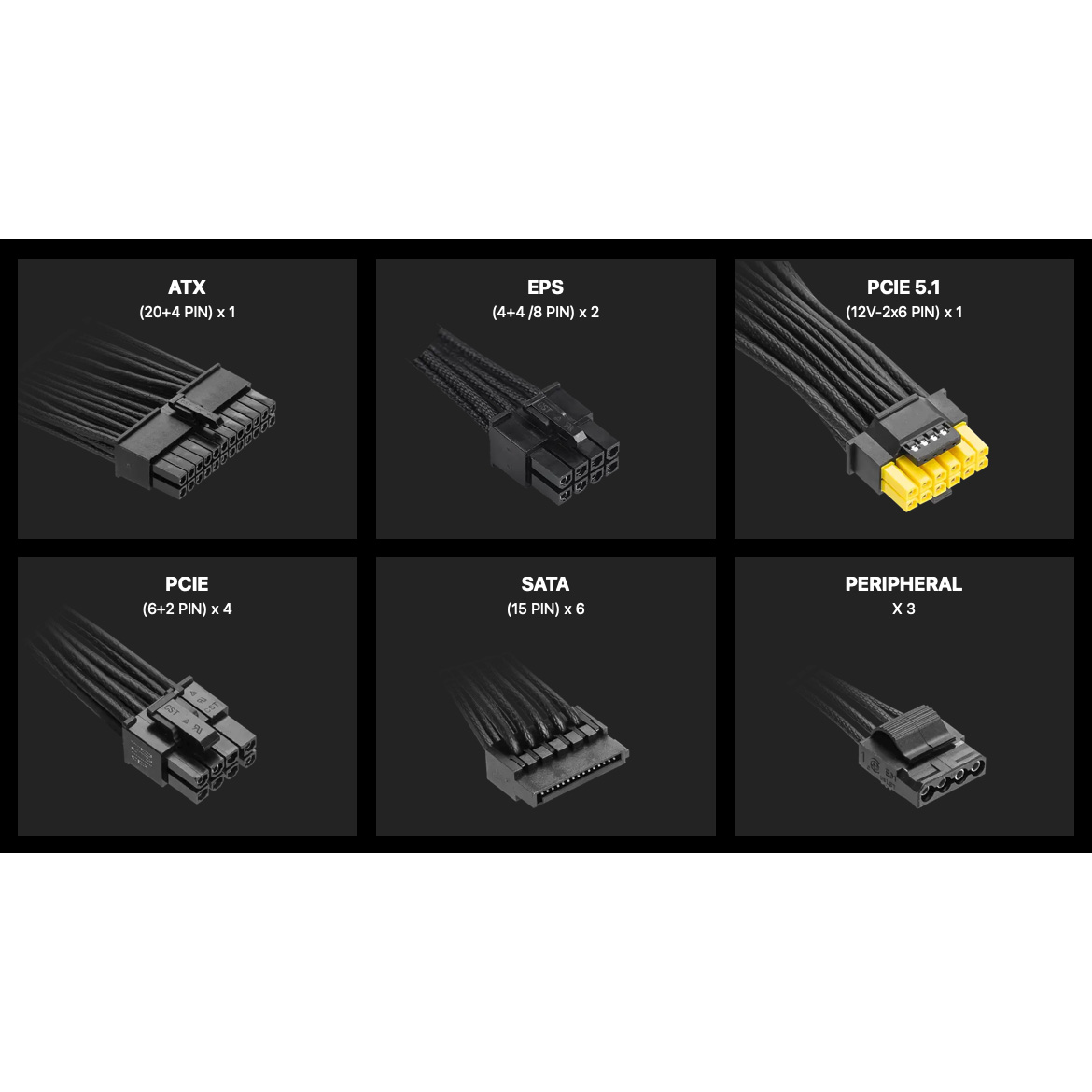 Блок питания 1000W MSI MAG A1000PLS PCIE5