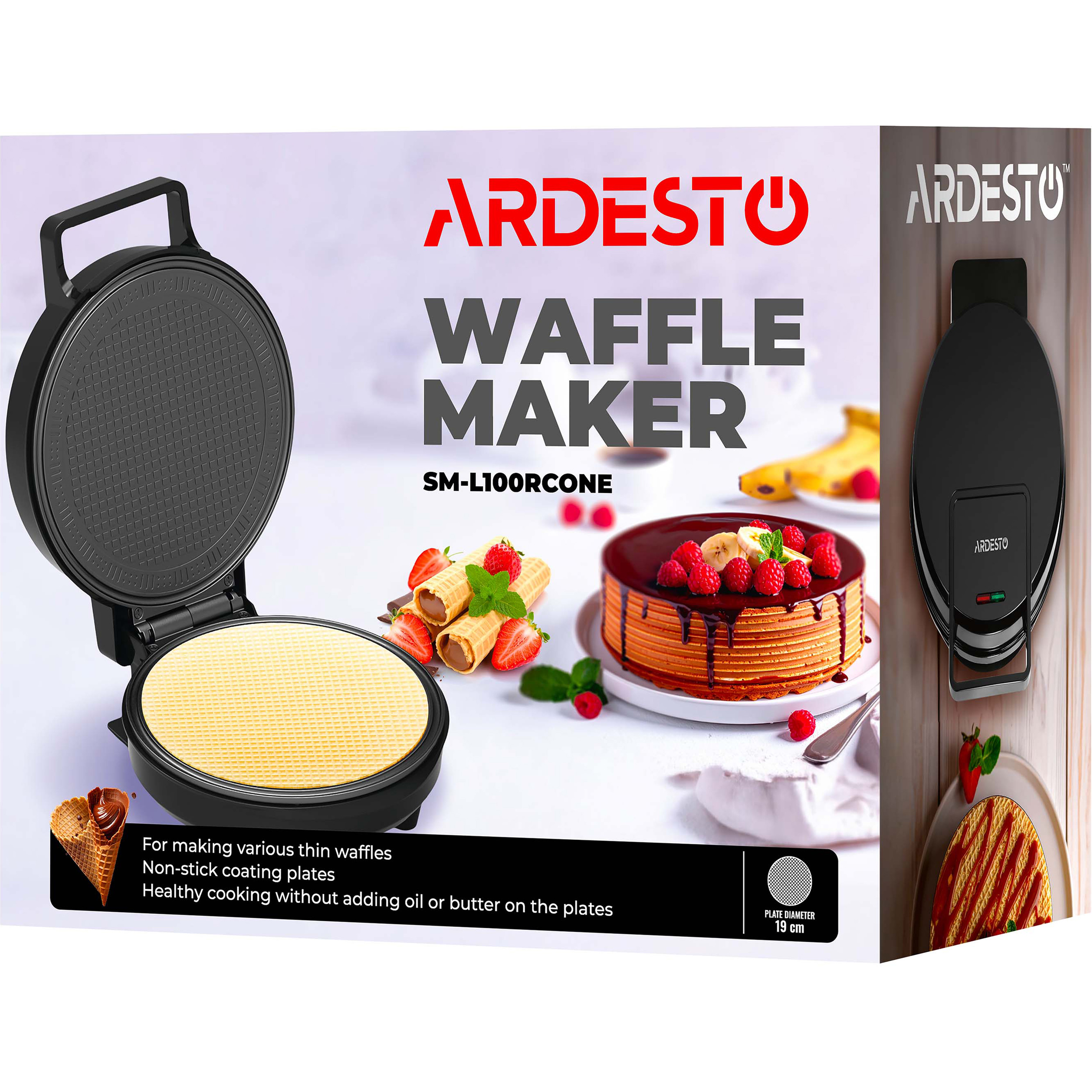 Вафельниця ARDESTO SM-L100RCONE