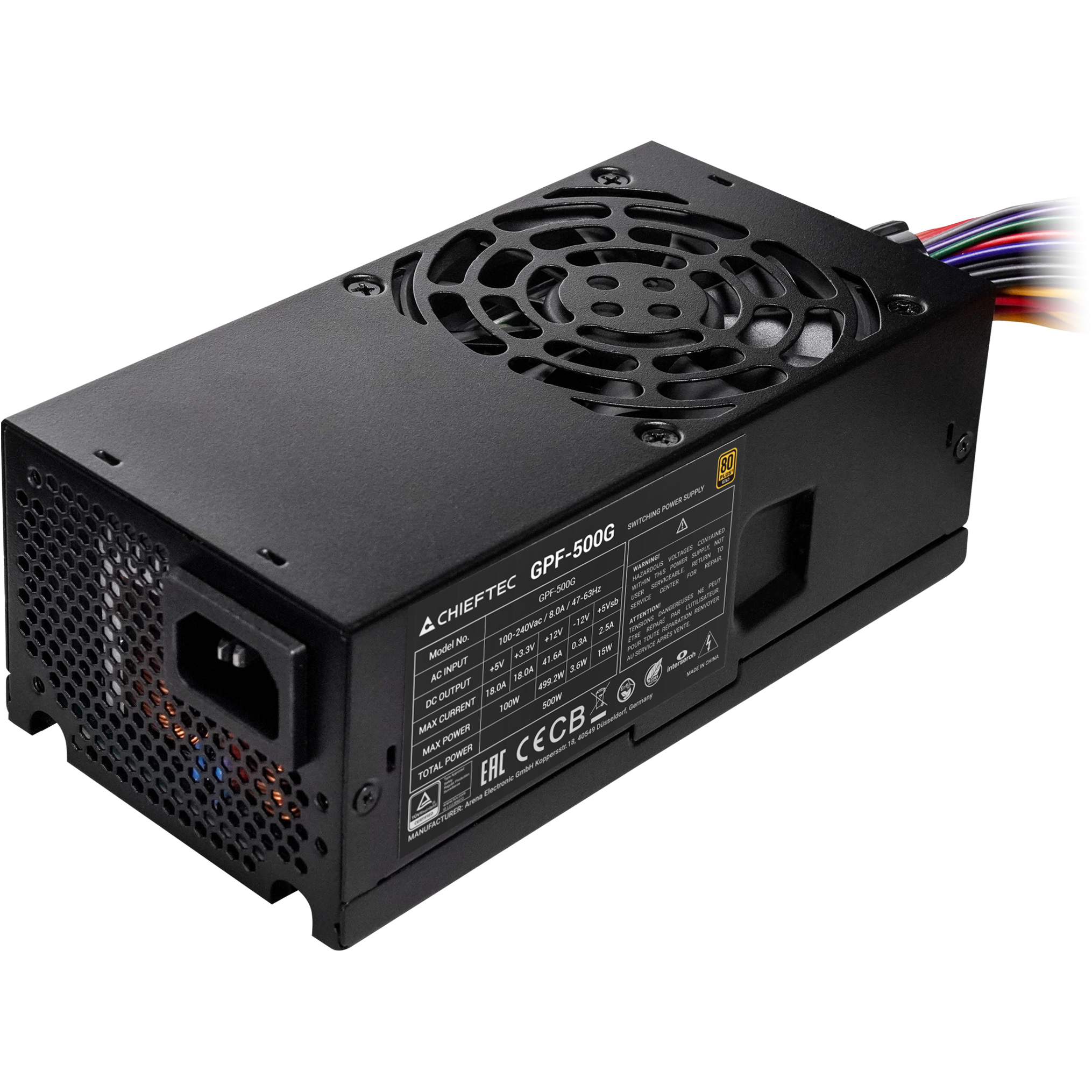 Блок питания TFX 400W CHIEFTEC Smart GPF-500G Bulk