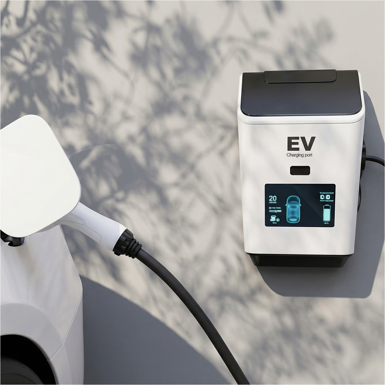 Зарядный кабель для электромобилей ENERGENIE Type 2 - Type 2, 22кВт, 32A, 380V, 8м