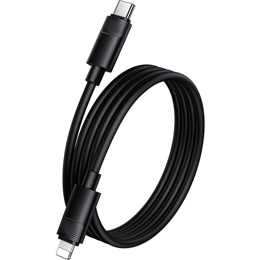 Кабель BOROFONE BX123 Leya USB-C to Lightning 1м Black