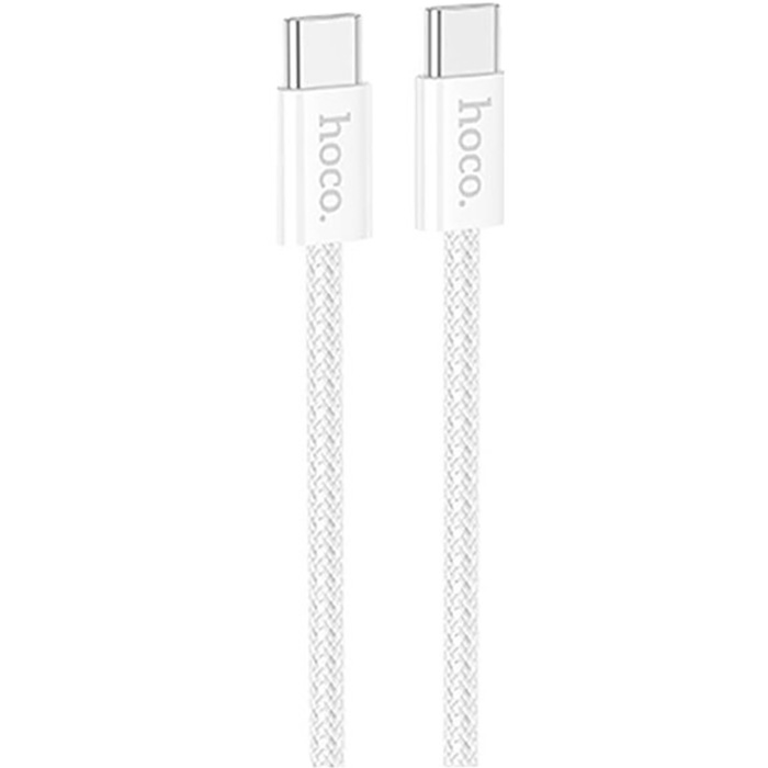 Кабель HOCO X104 Source Type-C to Type-C 1м White