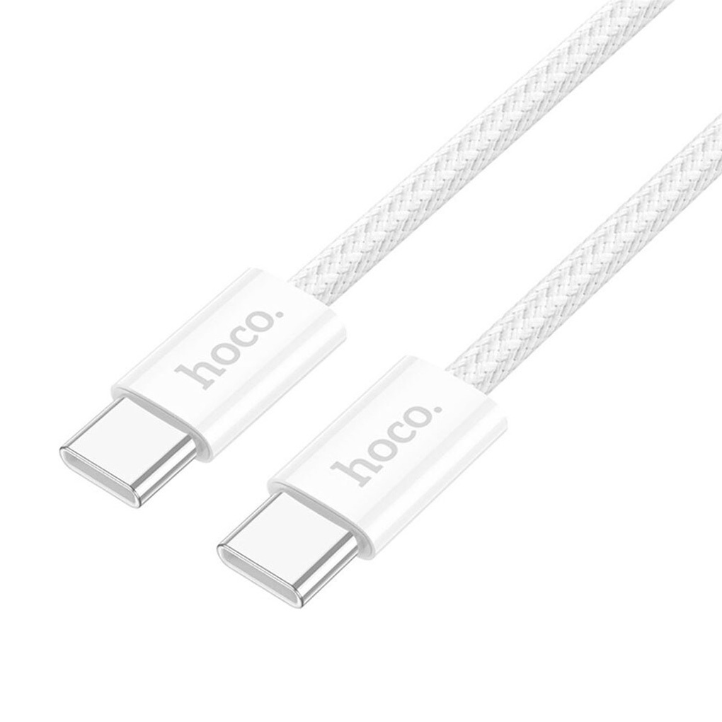 Кабель HOCO X104 Source Type-C to Type-C 1м White