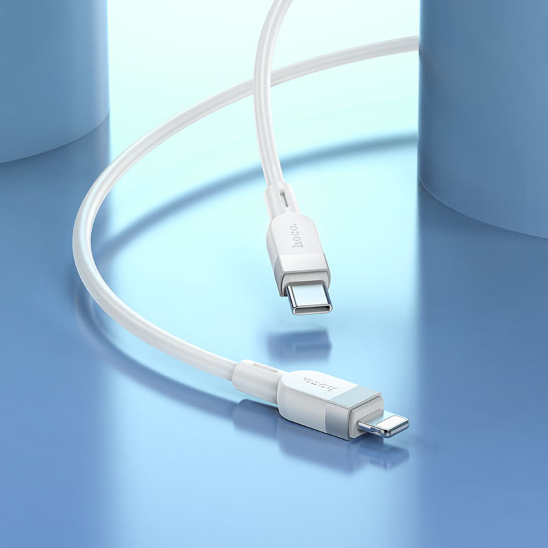 Кабель HOCO X109 Energy Type-C to Lightning 1м White