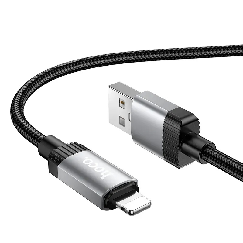 Кабель HOCO X117 Star USB-A to Lightning 1м Black