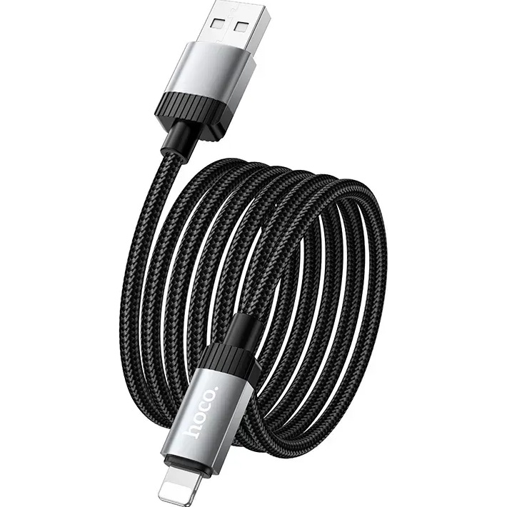 Кабель HOCO X117 Star USB-A to Lightning 1м Black