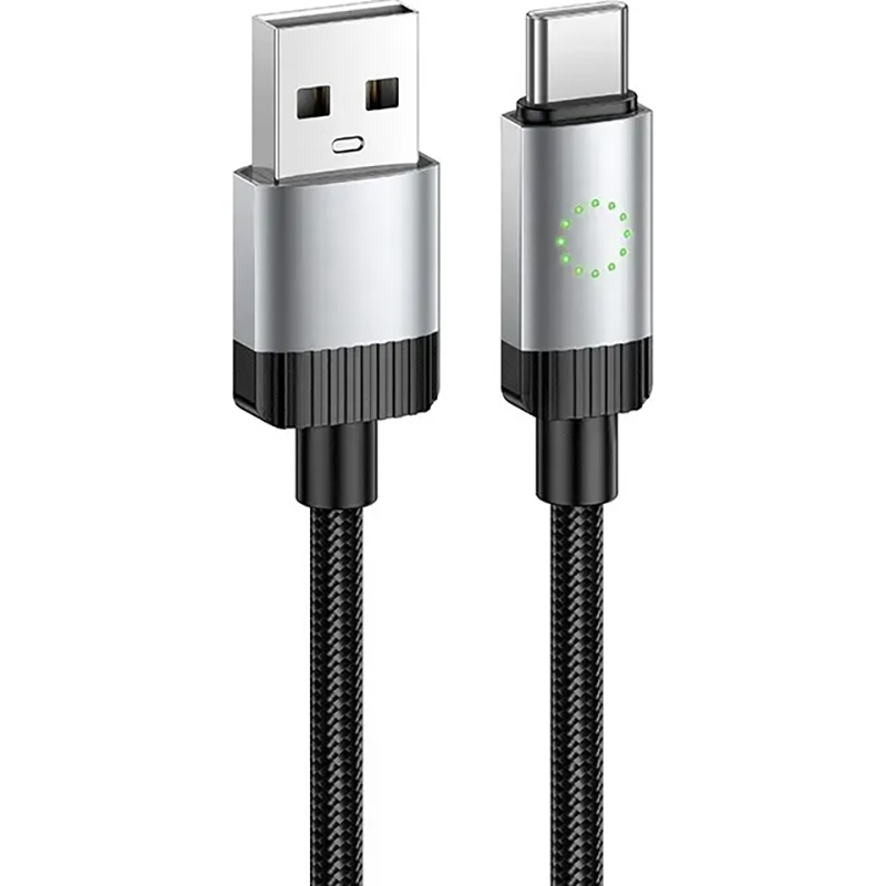 Кабель HOCO X117 Star USB-A to Type-C 1м Black