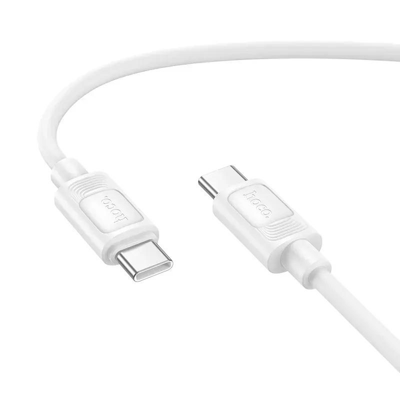 Кабель HOCO X122 Benefit Type-C to Type-C 1м White