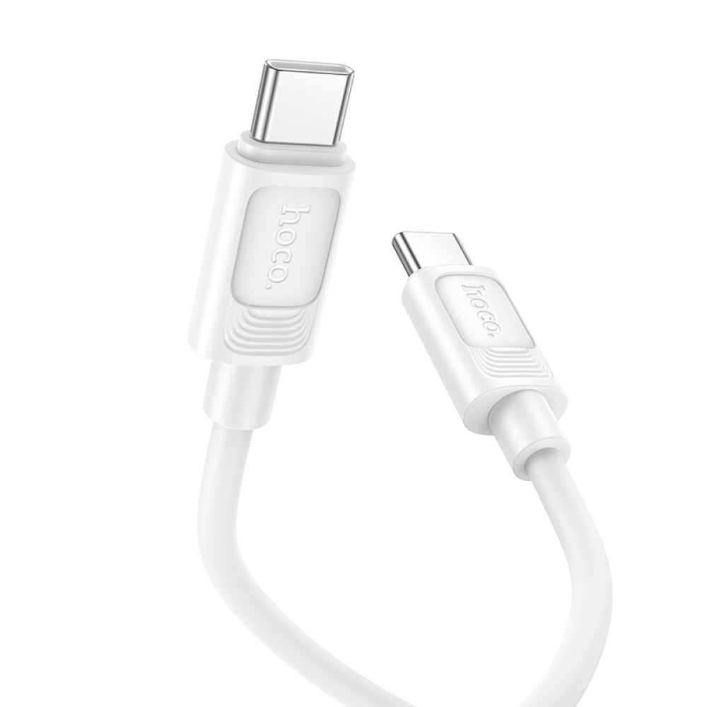 Кабель HOCO X122 Benefit Type-C to Type-C 1м White