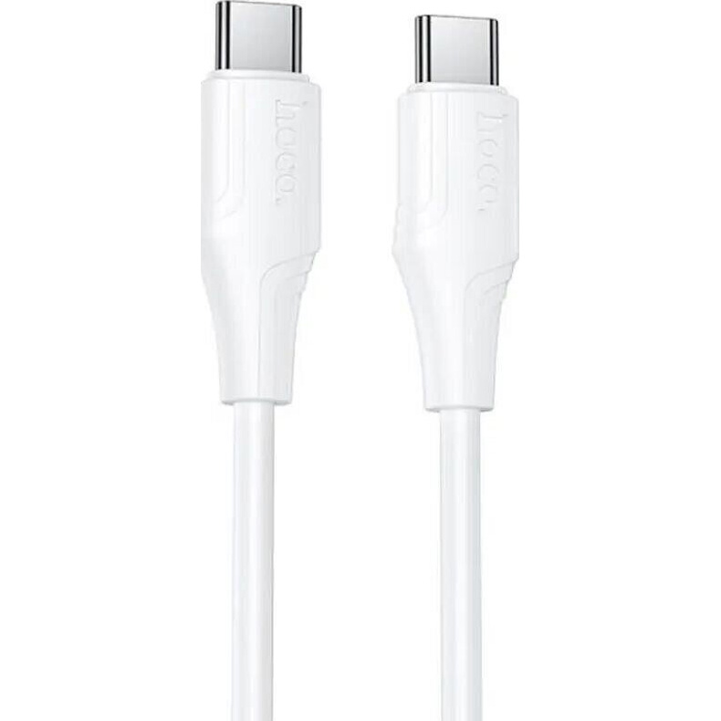 Кабель HOCO X124 Bien Type-C to Type-C 1м White