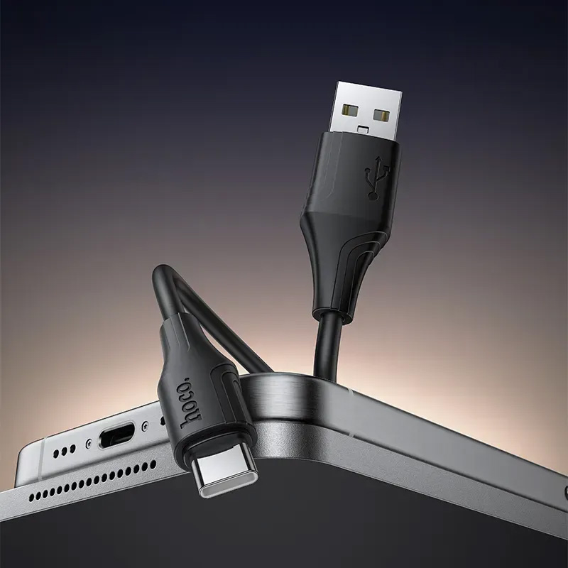 Кабель HOCO X124 Bien USB-A to Type-C 1м Black