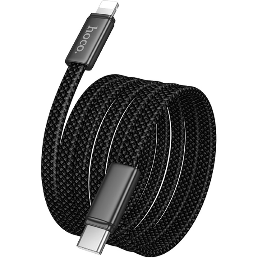 Кабель HOCO X125 Exceso Type-C to Lightning 1м Black