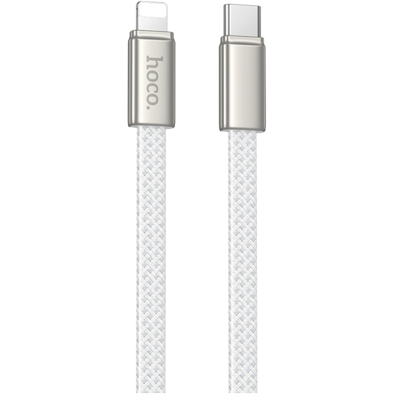 Кабель HOCO X125 Exceso Type-C to Lightning 1м White