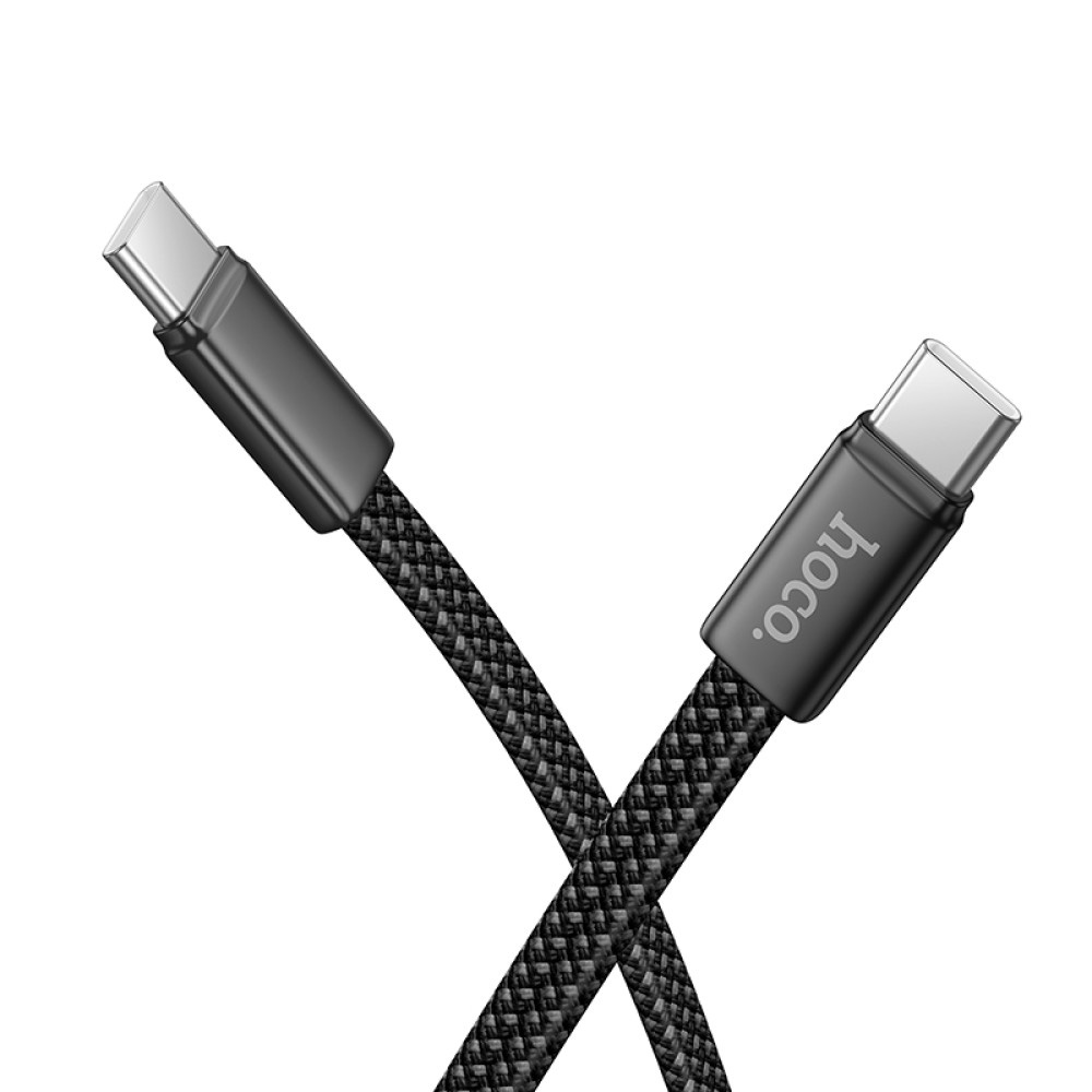 Кабель HOCO X125 Exceso Type-C to Type-C 1м Black