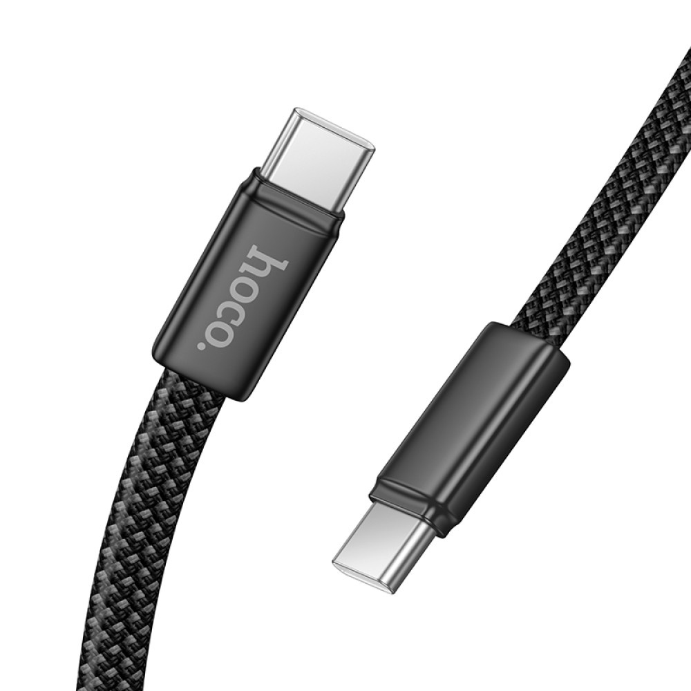 Кабель HOCO X125 Exceso Type-C to Type-C 1м Black