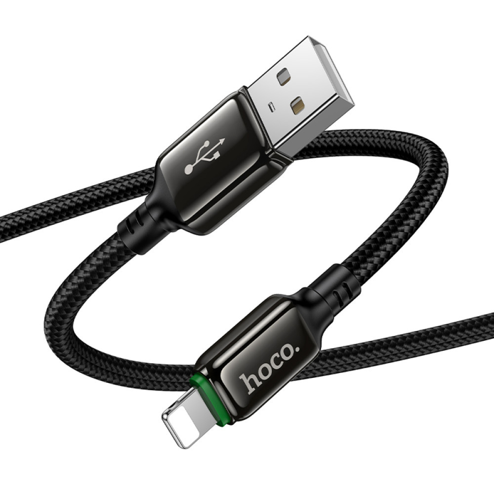 Кабель HOCO X127 Exceed USB-A to Lightning 1м Black