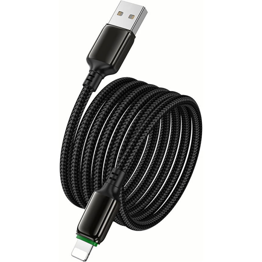 Кабель HOCO X127 Exceed USB-A to Lightning 1м Black