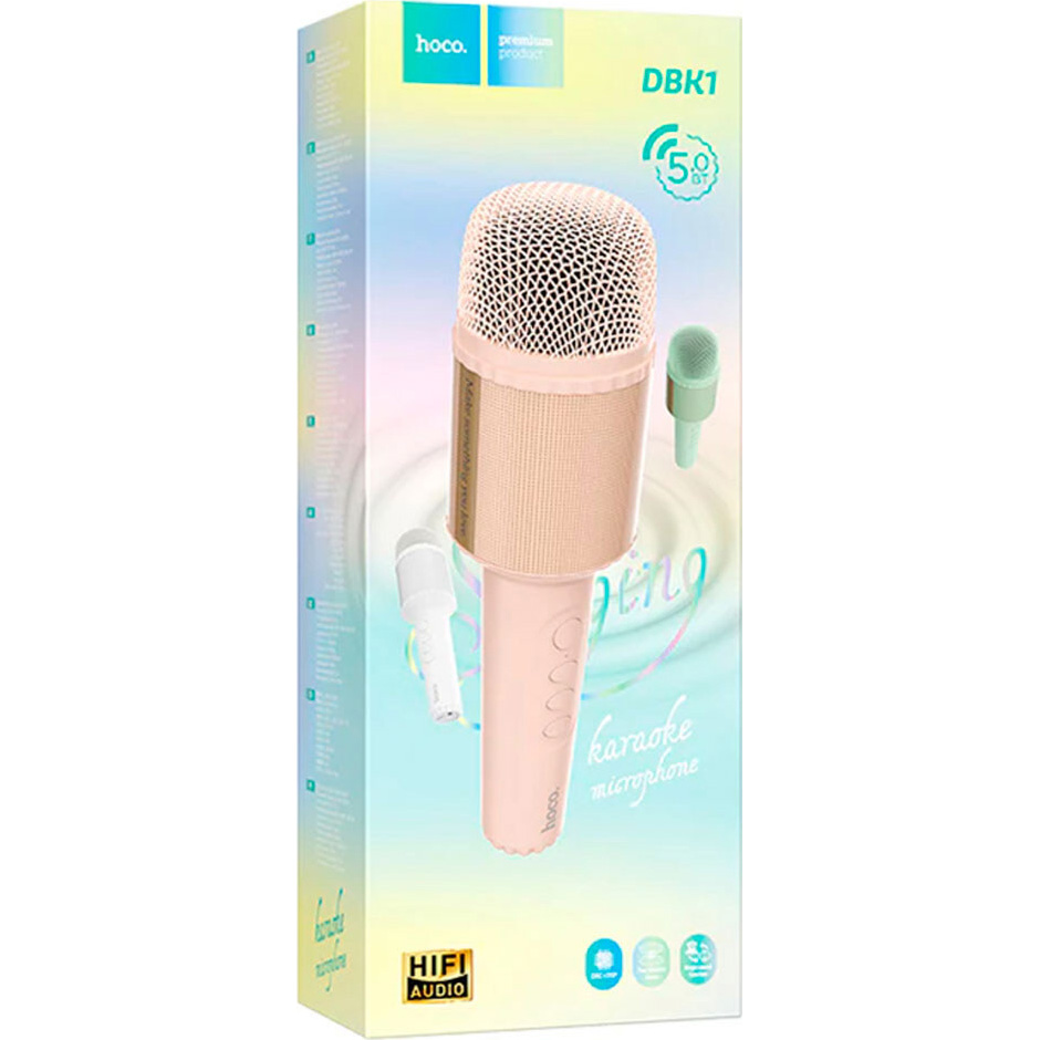 Караоке-микрофон HOCO DBK1 Pink