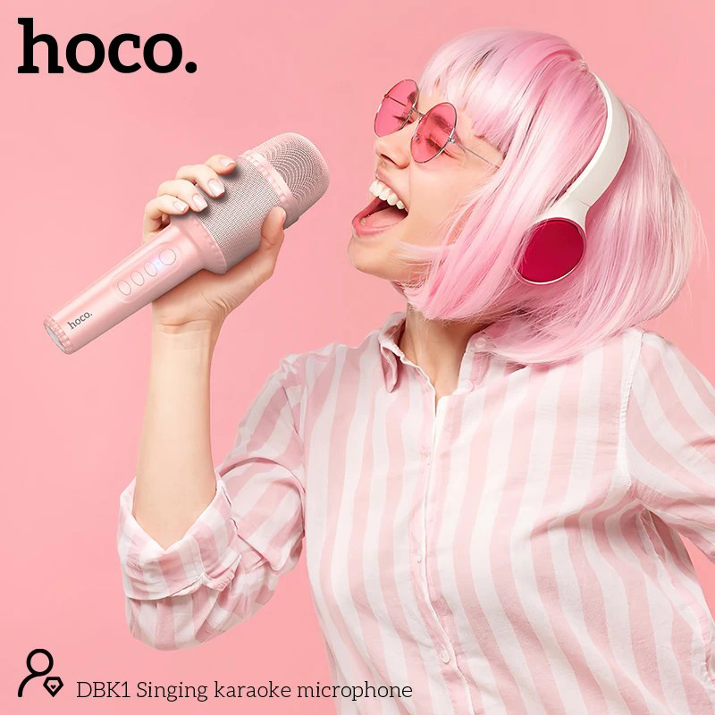 Караоке-микрофон HOCO DBK1 Pink
