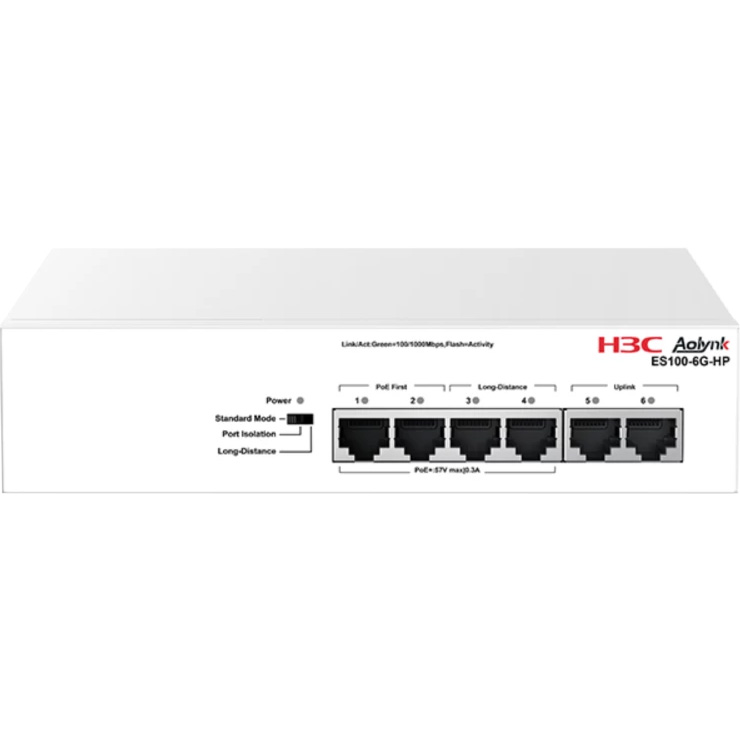 Коммутатор H3C Aolynk ES100-6G-HP