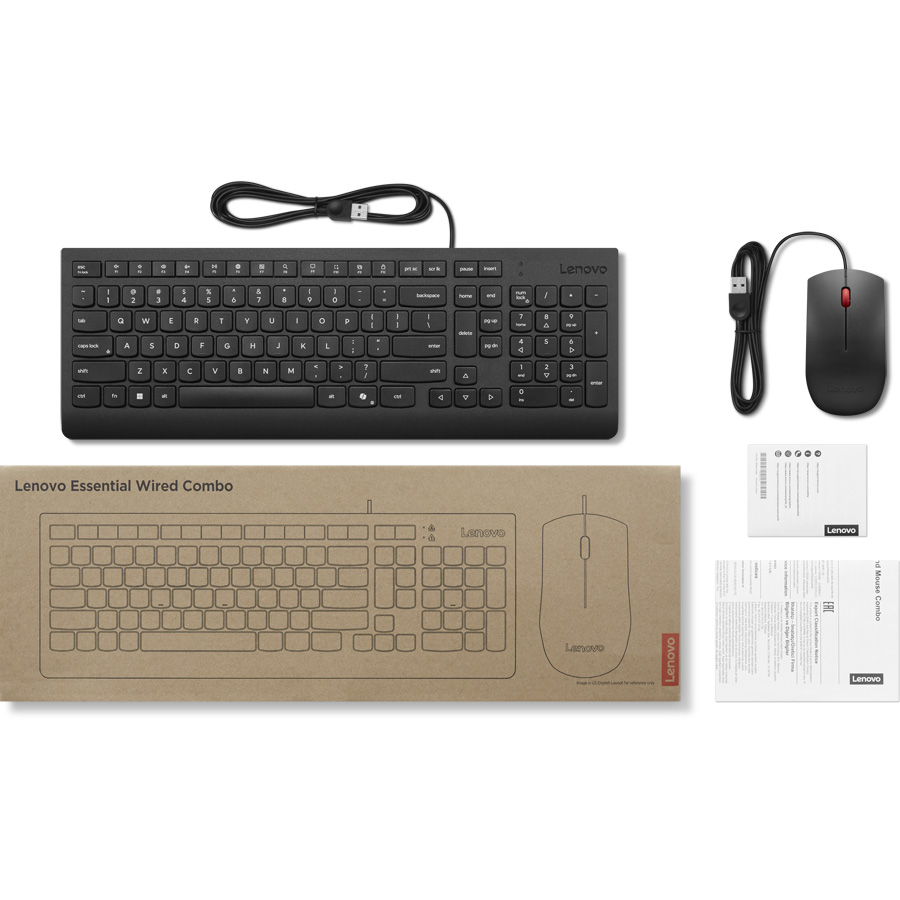 Комплект LENOVO Essential Wired Combo UA (4X31R68752)