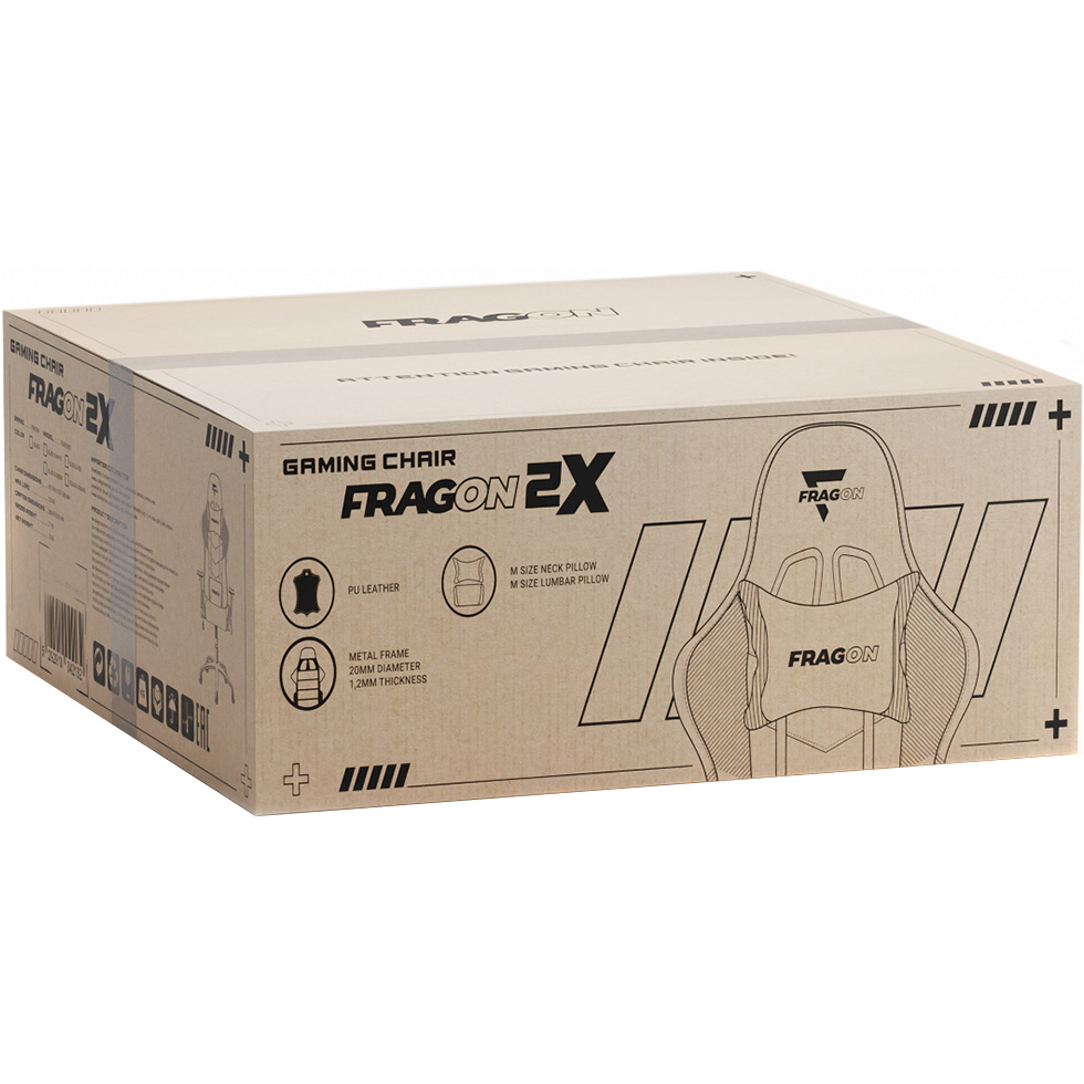 Кресло геймерское FragON 2X Black (FRGN_2X_R2_BLACK)