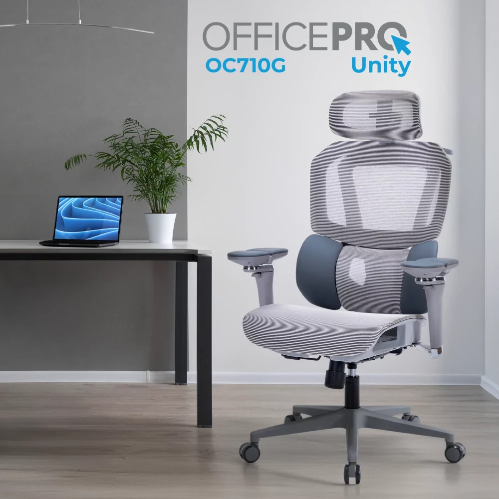 Кресло офисное OFFICEPRO OC710 Unity Gray