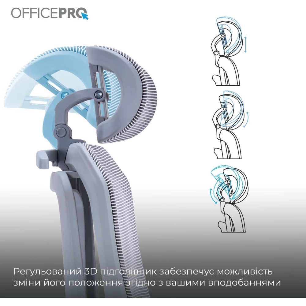 Кресло офисное OFFICEPRO OC710 Unity Gray